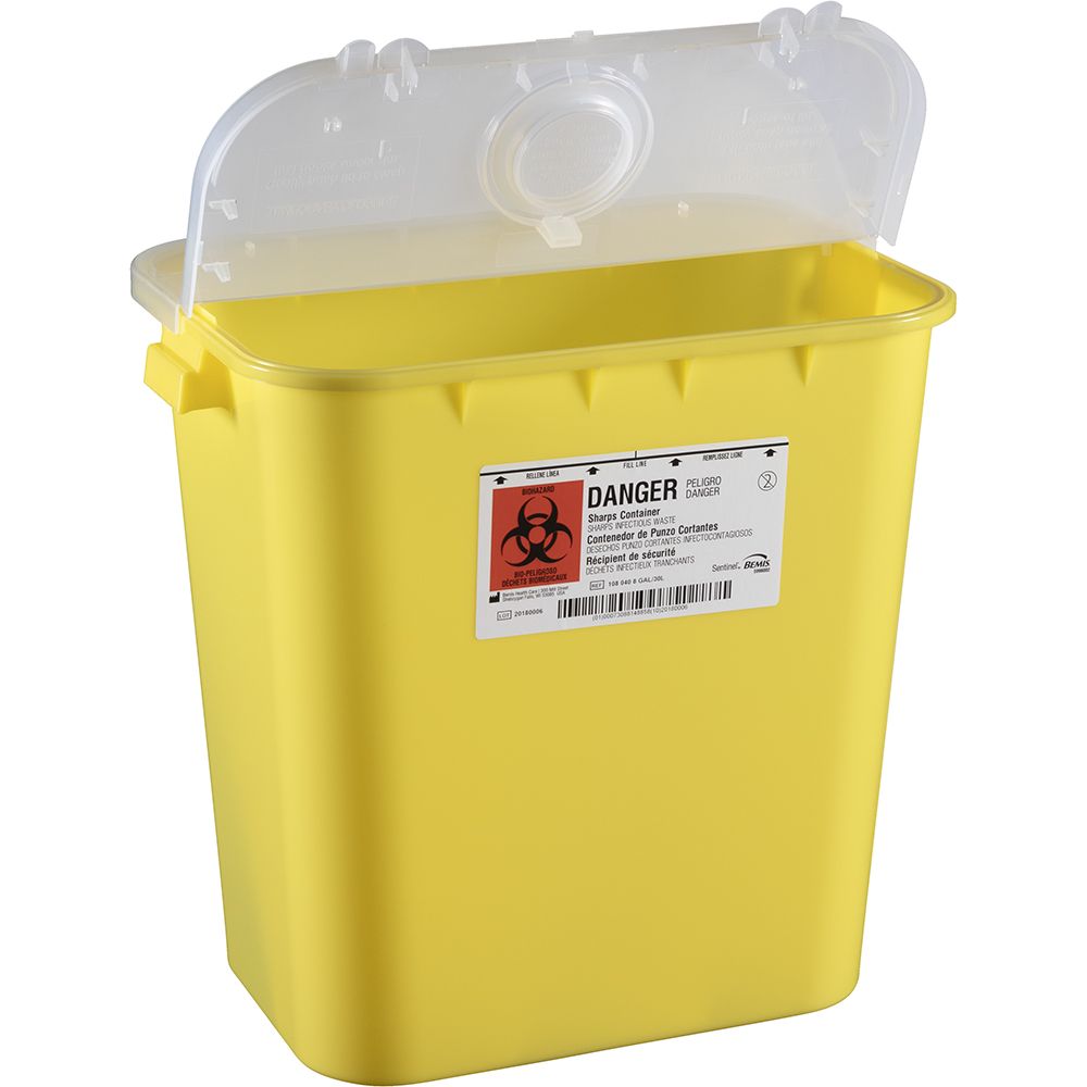 Waste Containers: 8-Gallon Sharps Container