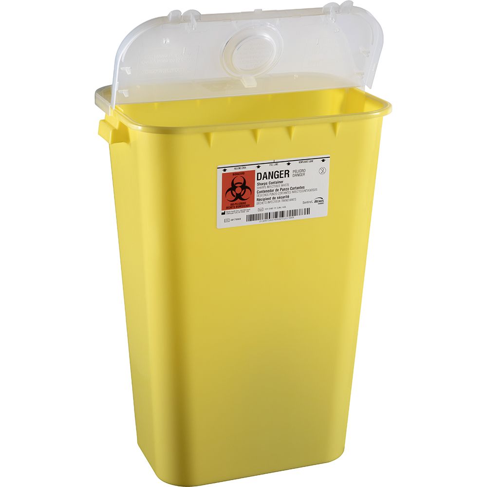 Waste Containers: 11-gallon Sharps Container